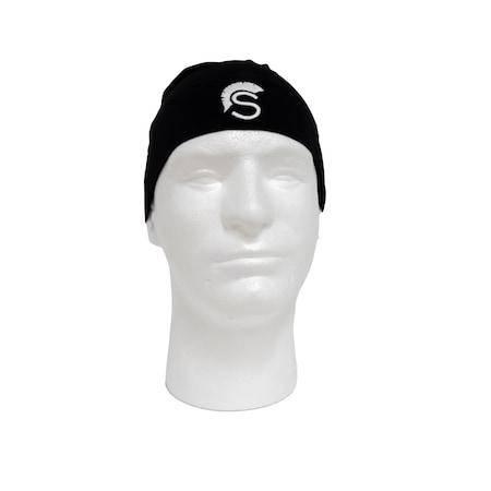 Scipio Mens Knit Cuffed Beanie Logo Cuff Knit Watch Cap One Size - Black SCBEANIEBK
